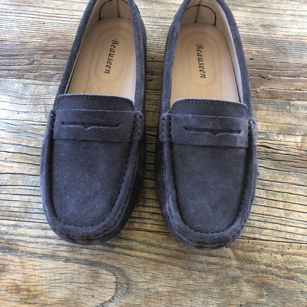 Men's Dark Brown Suede Loafers